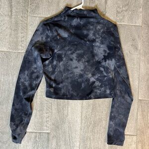 Lululemon Athletica Black Tie-Dye Top